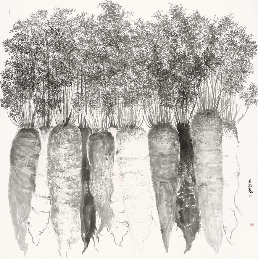 刘毅 有机蔬菜之三 200cm×200cm 2022年 281667.jpg