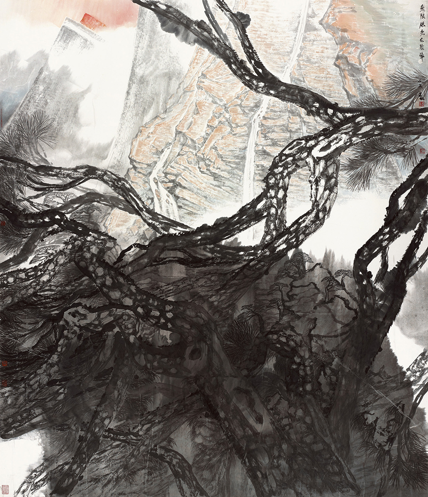 崔健 无限风光在险峰 215cm×184cm 2023年 281722.jpg