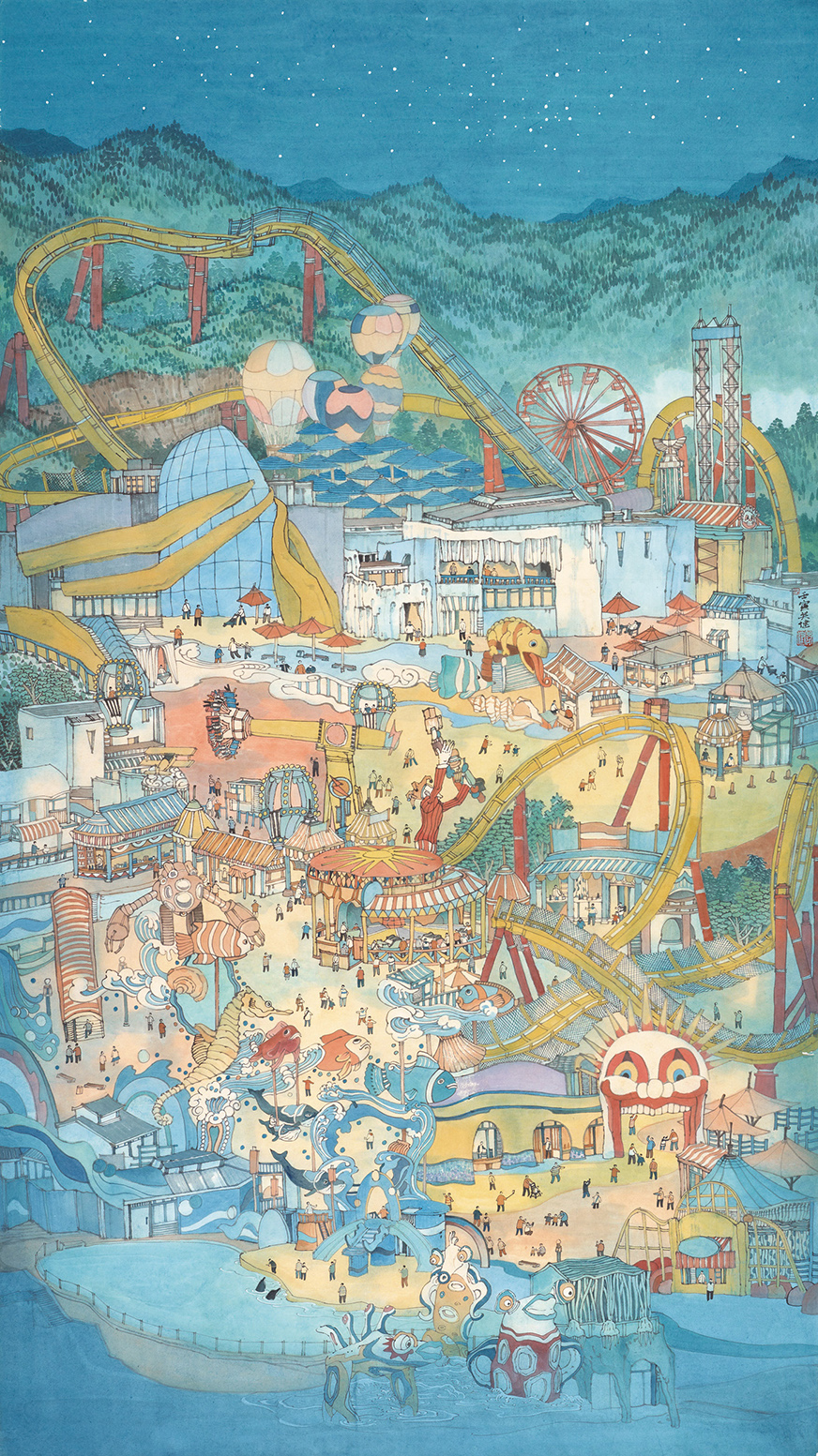 关健 假日悠游·乐园之一 220cm×123cm 2022年 281548.jpg