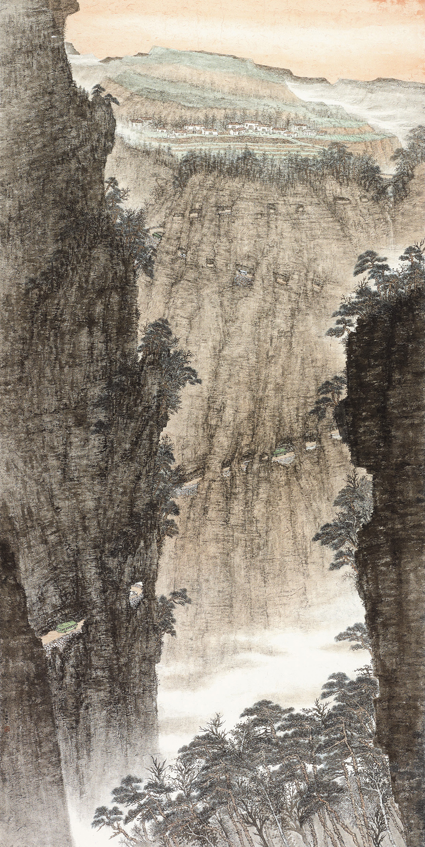 陈明月 太行天路 248cm×123cm 2022年 281558.jpg
