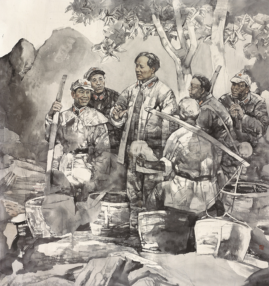 32王野翔 党史六对之荷树对 183cm×173cm 2023年.jpg