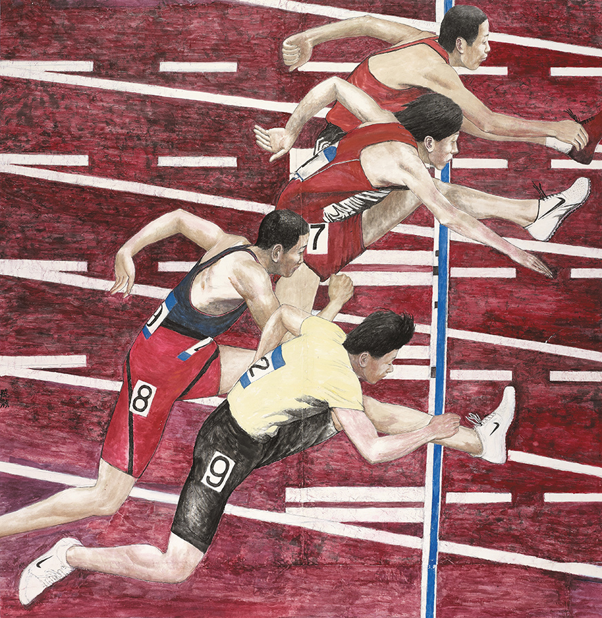 36夏晓龙 速度与旋律系列之一 180cm×197cm 2023年.jpg
