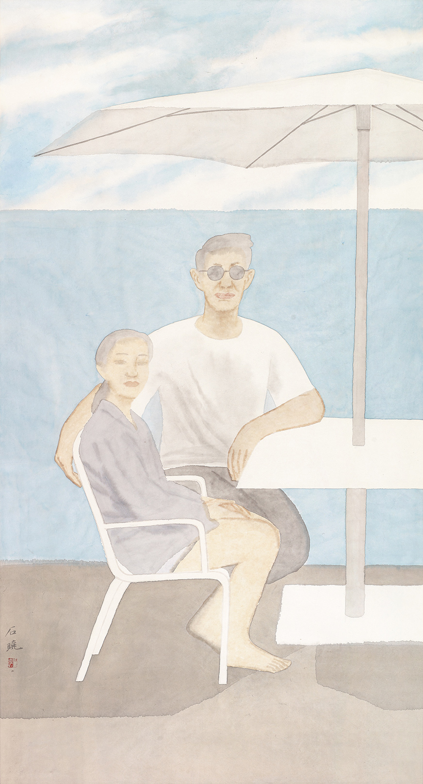 37石迎晓 闲之二 180cm×96cm 2023年.jpg