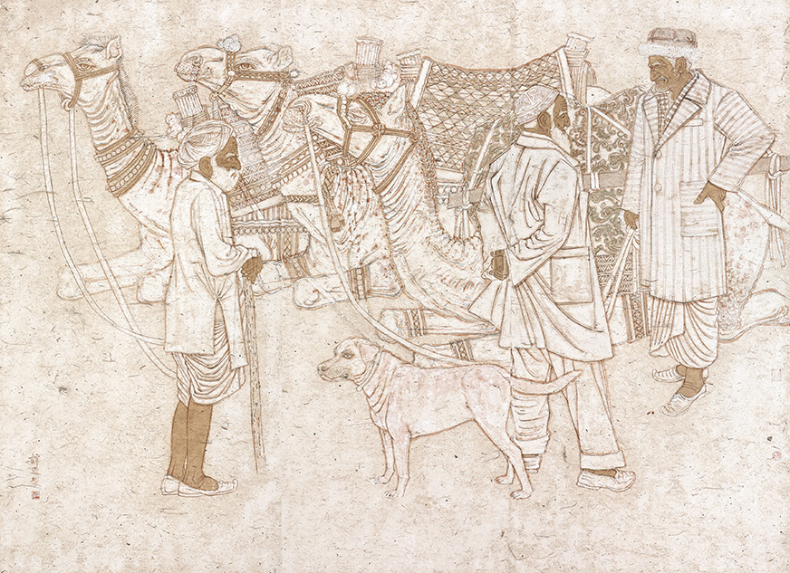18谭逸 丝路之十 129cm×246cm 2023年.jpg