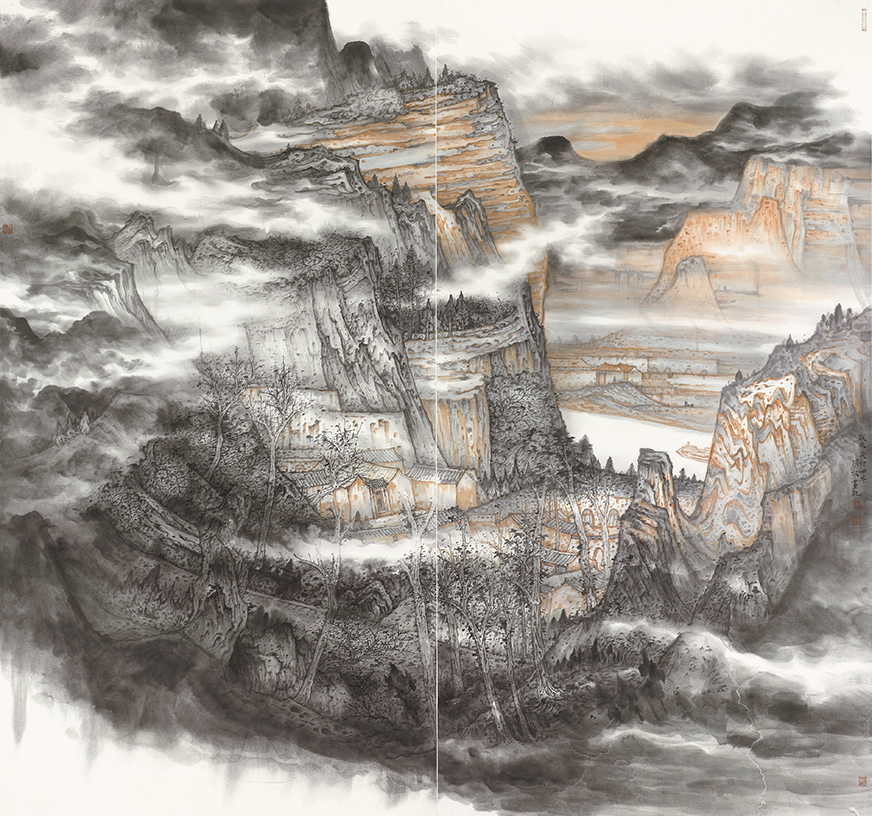 21郭青杰 故园清野之二 186cm×194cm 2023年.jpg