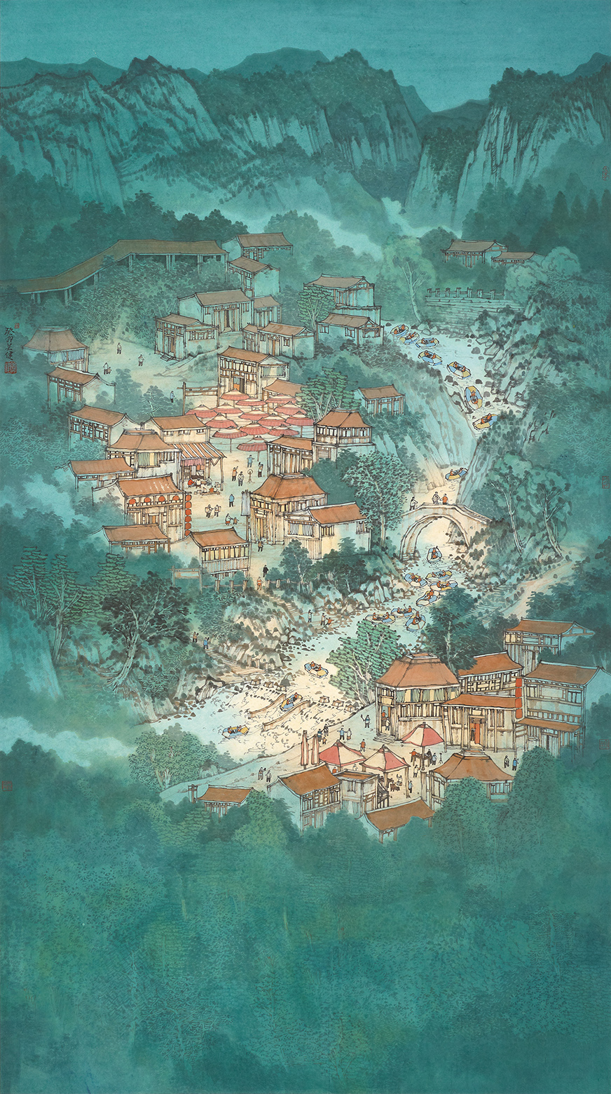 25关健 假日悠游·漂流 220cm×123cm 2023年.jpg