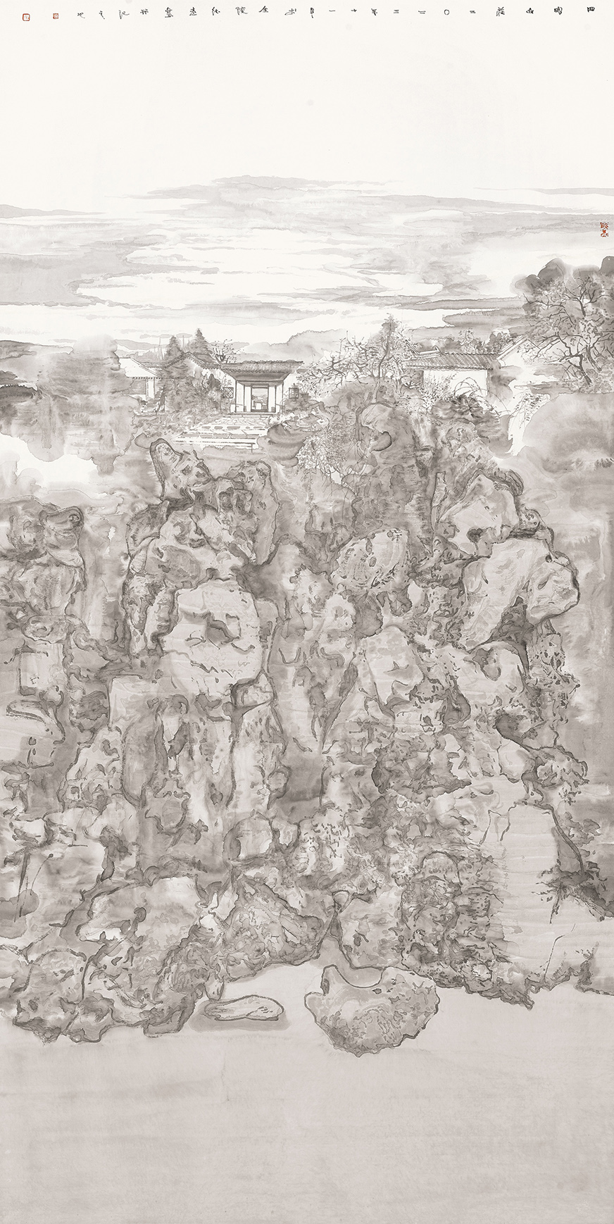 32宋德志 四明山庄 248cm×125cm 2023年.jpg