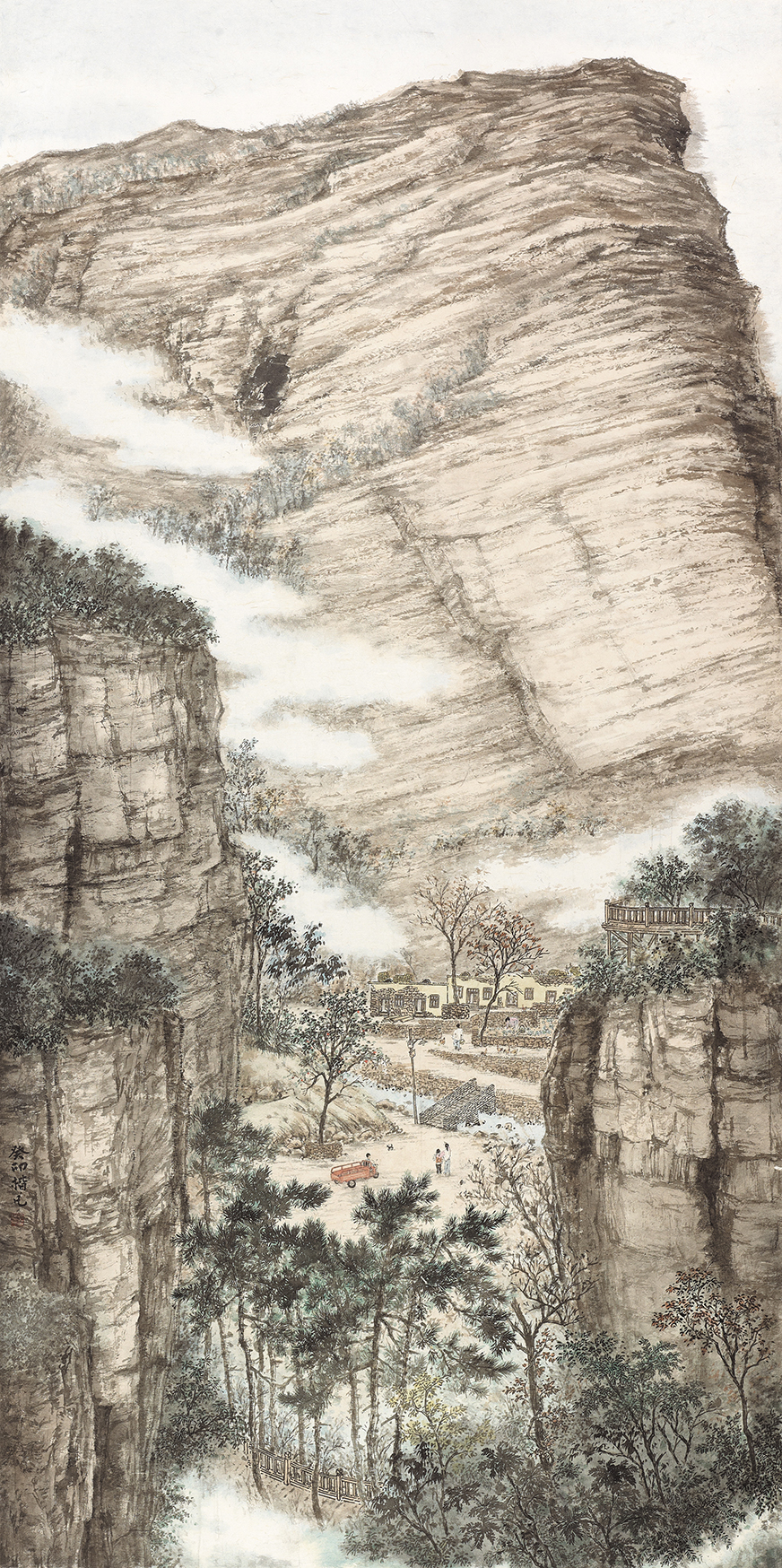 15李楷凡 黄崖洞 240cm×120cm 2023年.jpg
