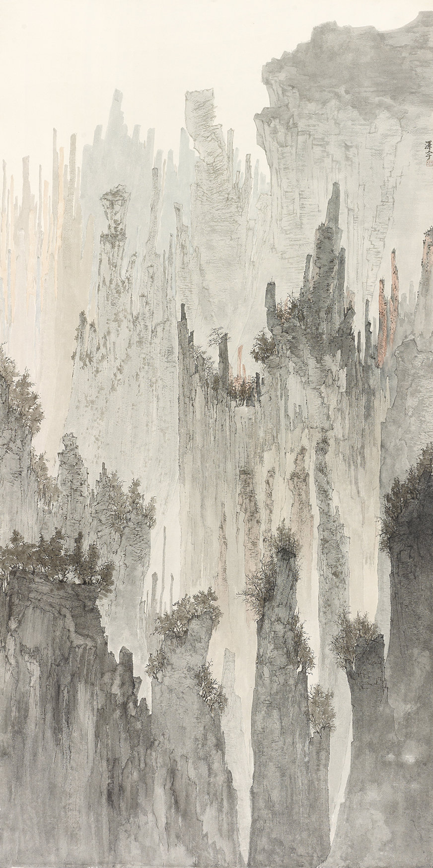 20王泽宇 张家界峰林 240cm×120cm 2023年.jpg