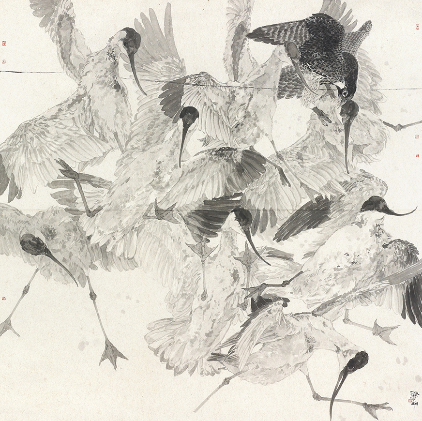 8张迎春 九天 150cm×150cm 2023年.jpg