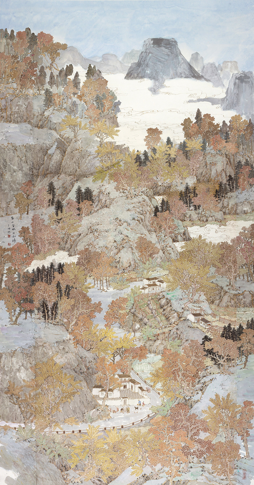 21王坤 家山金秋正如诗 228cm×120cm 2023年.jpg