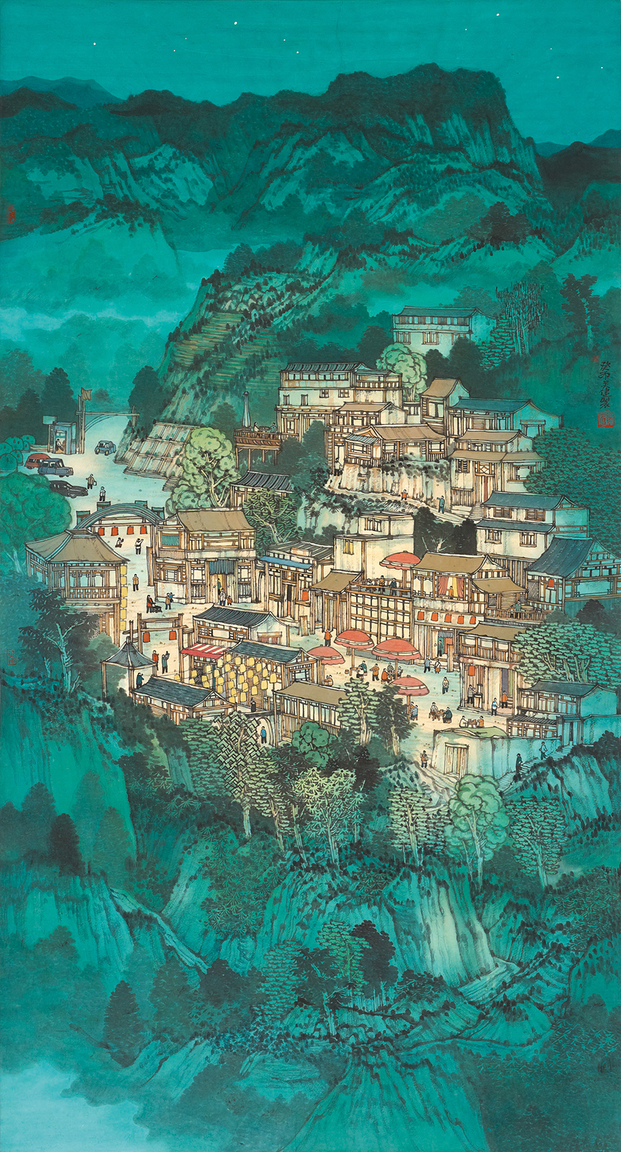 23关健 假日悠游·苏南古镇之一 220cm×123cm 2023年.jpg