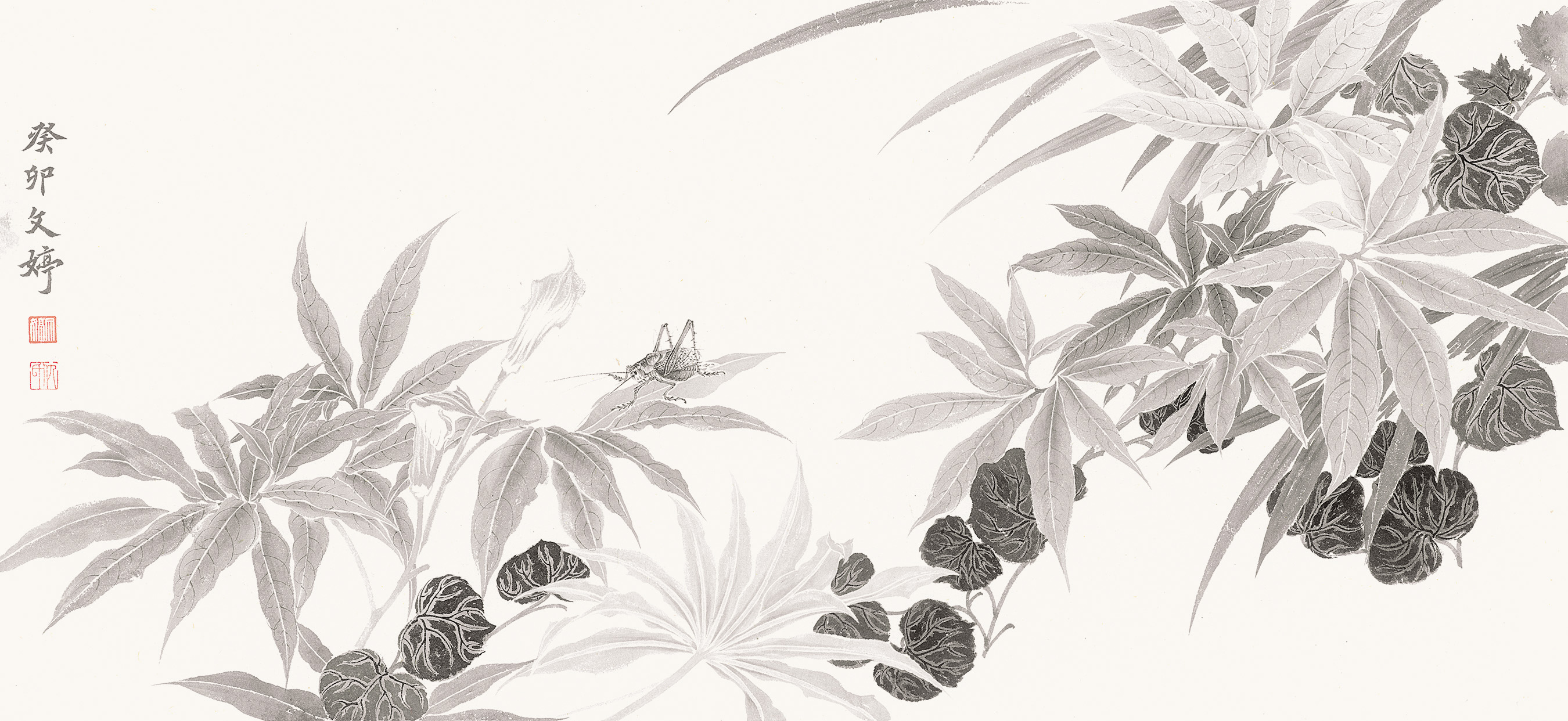《垌野草昧》一2  86x40.5cm3.jpg