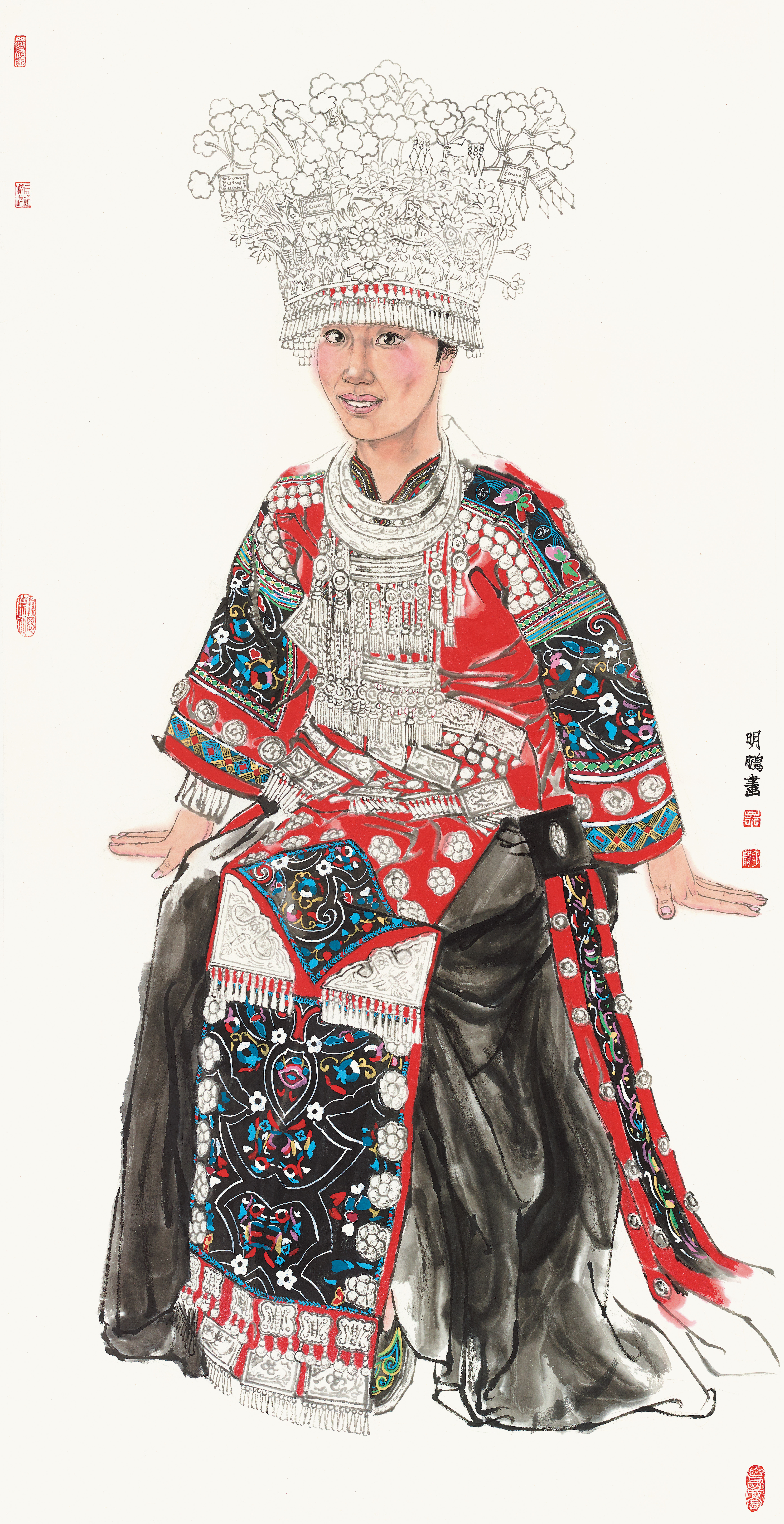 《娇阿依》系列3  138cmx70cm 2023.jpg