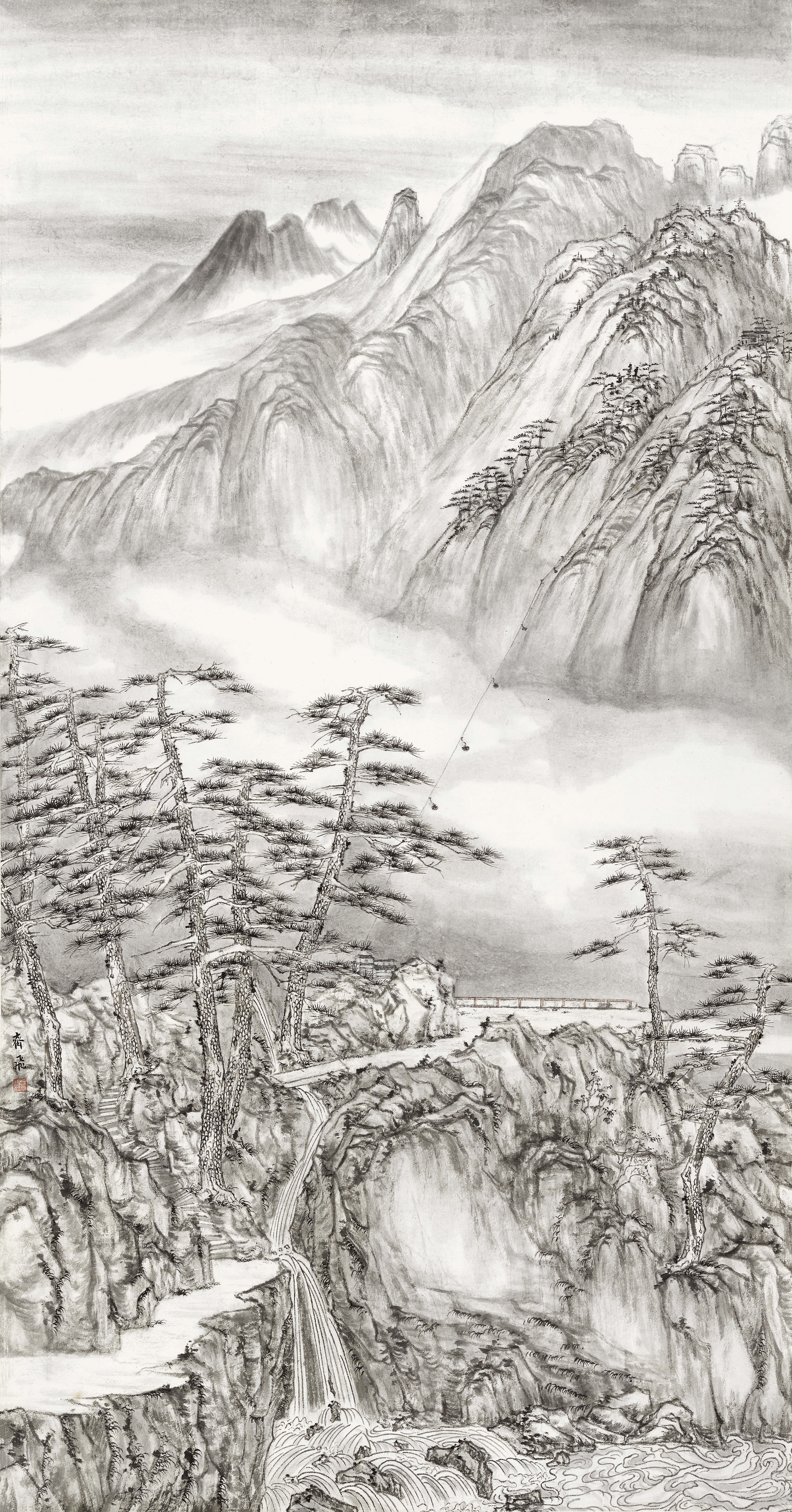 玉龙雪山  232cmx120cm.jpg