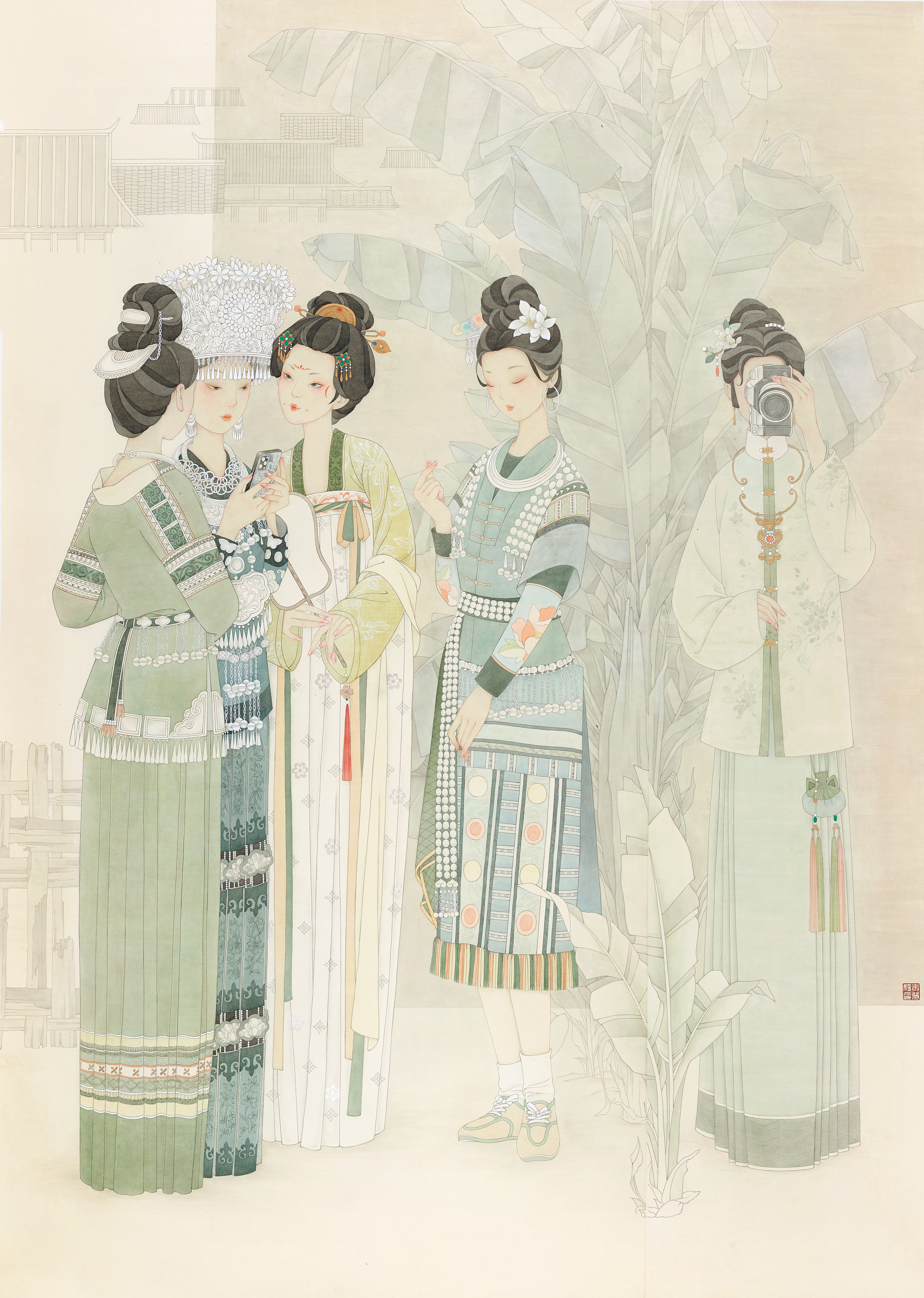 《客从远方来》2023  省国画院61705  205cm-145cm.jpg