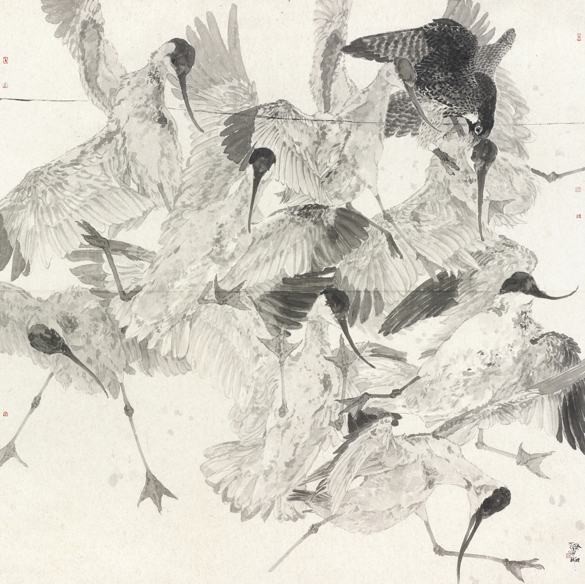 8、张迎春 九天 150cm×150cm 2023年.jpg