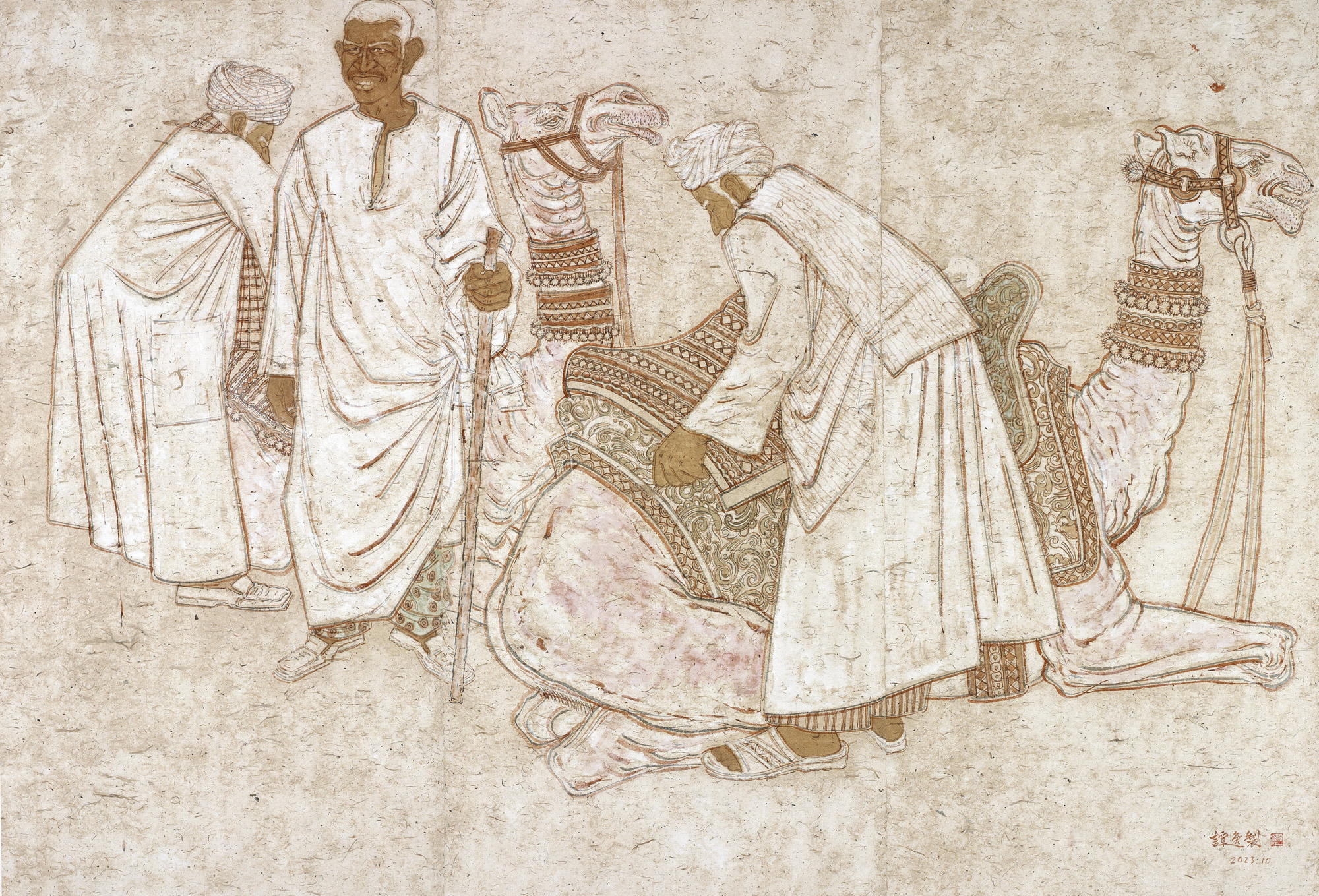 16、谭逸 丝路之九 141cm×194cm 2023年.jpg