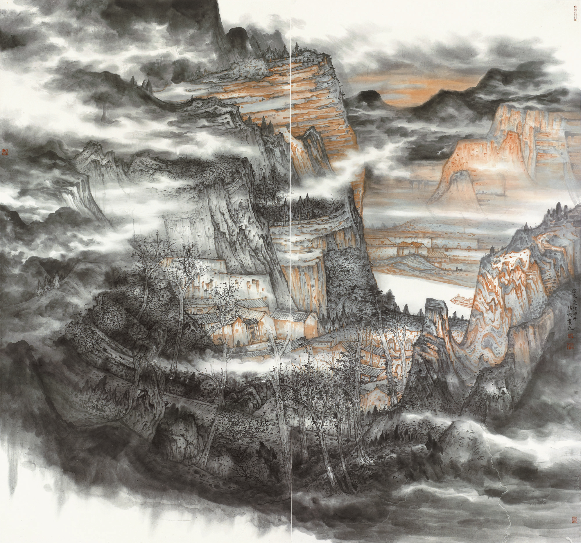 19、郭青杰 故园清野之二 186cm×194cm 2023年.jpg
