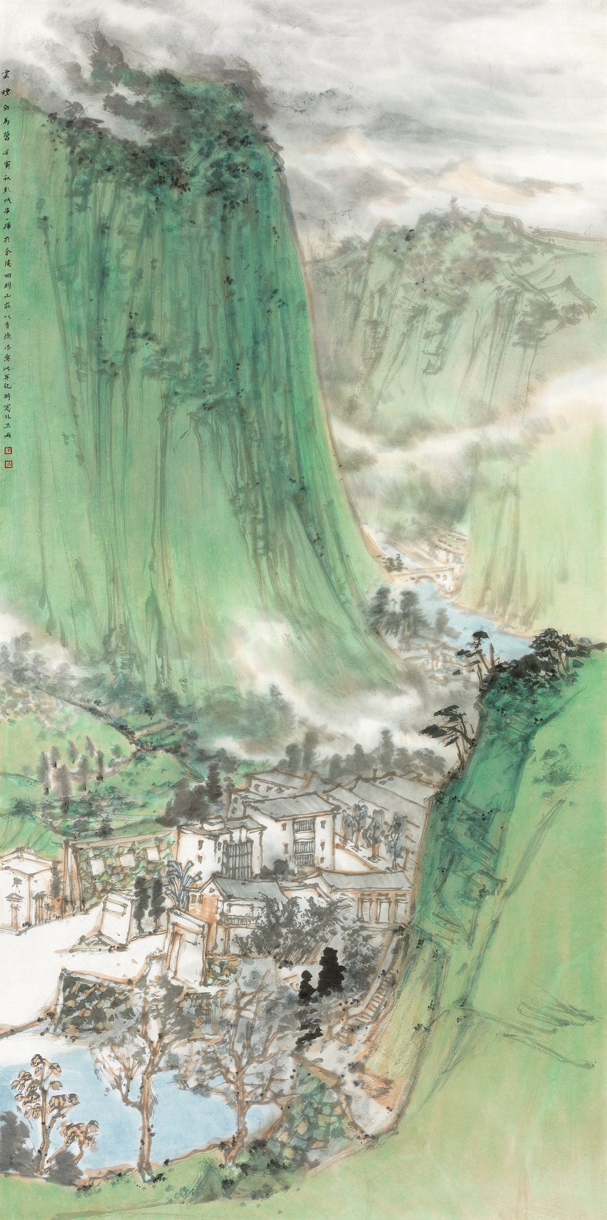 24、安一辉 云烟白马营 139cm×68cm 2022年.jpg