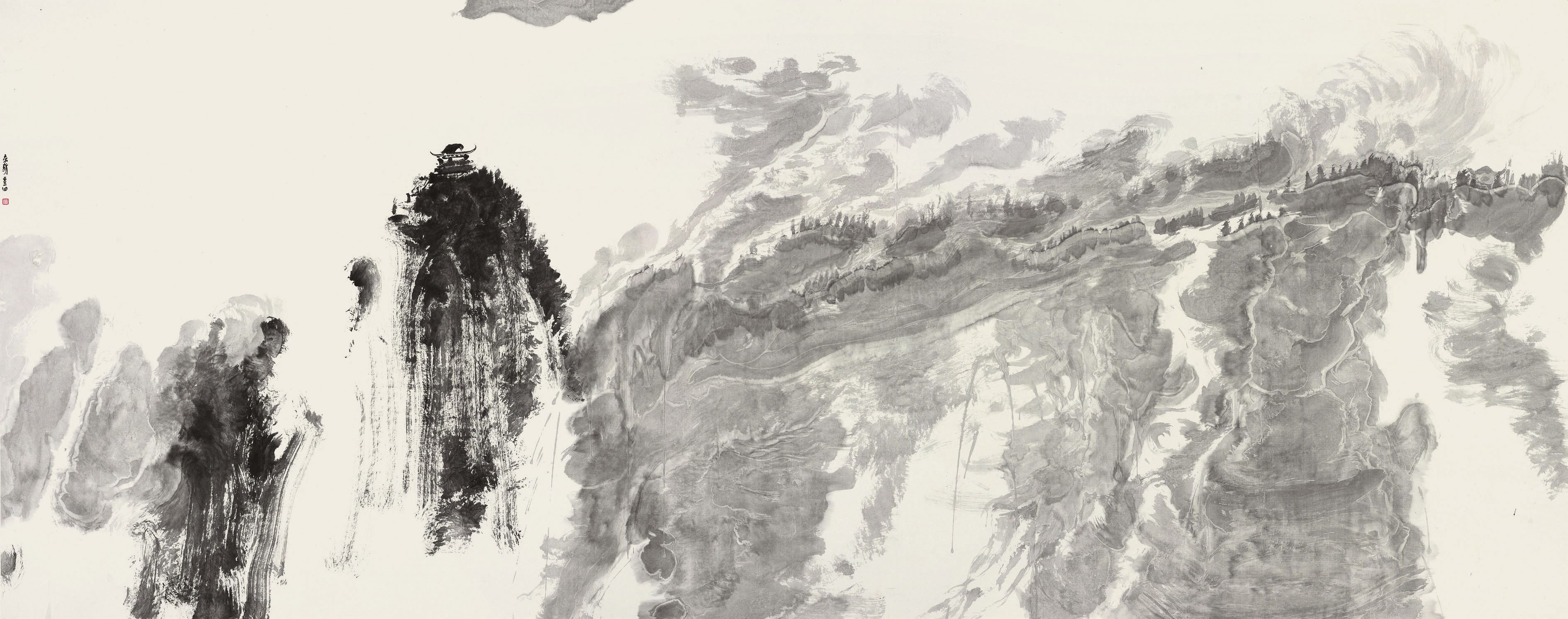 4-周京新 终南意象-1 145cm×360cm.jpg