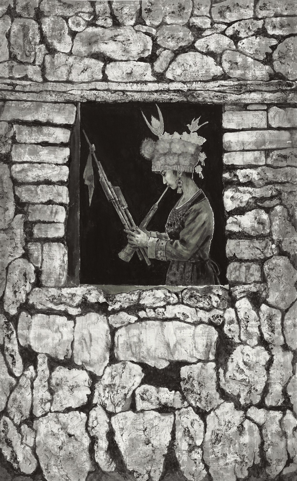 10-盖茂森 芦笙意曲200cm×123cm.jpg