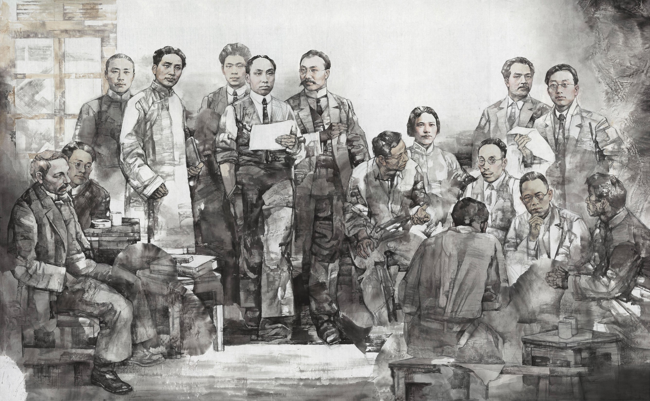 29-王野翔 芳华永驻——中共三大在广州 240cm×300cm.jpg