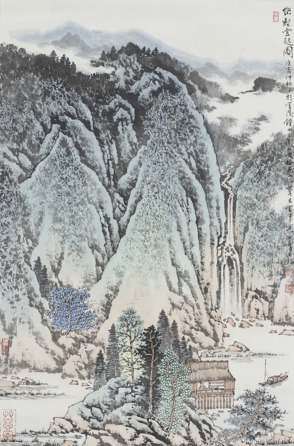 16-2010年 宋玉麟《幽壑云起图》.jpg