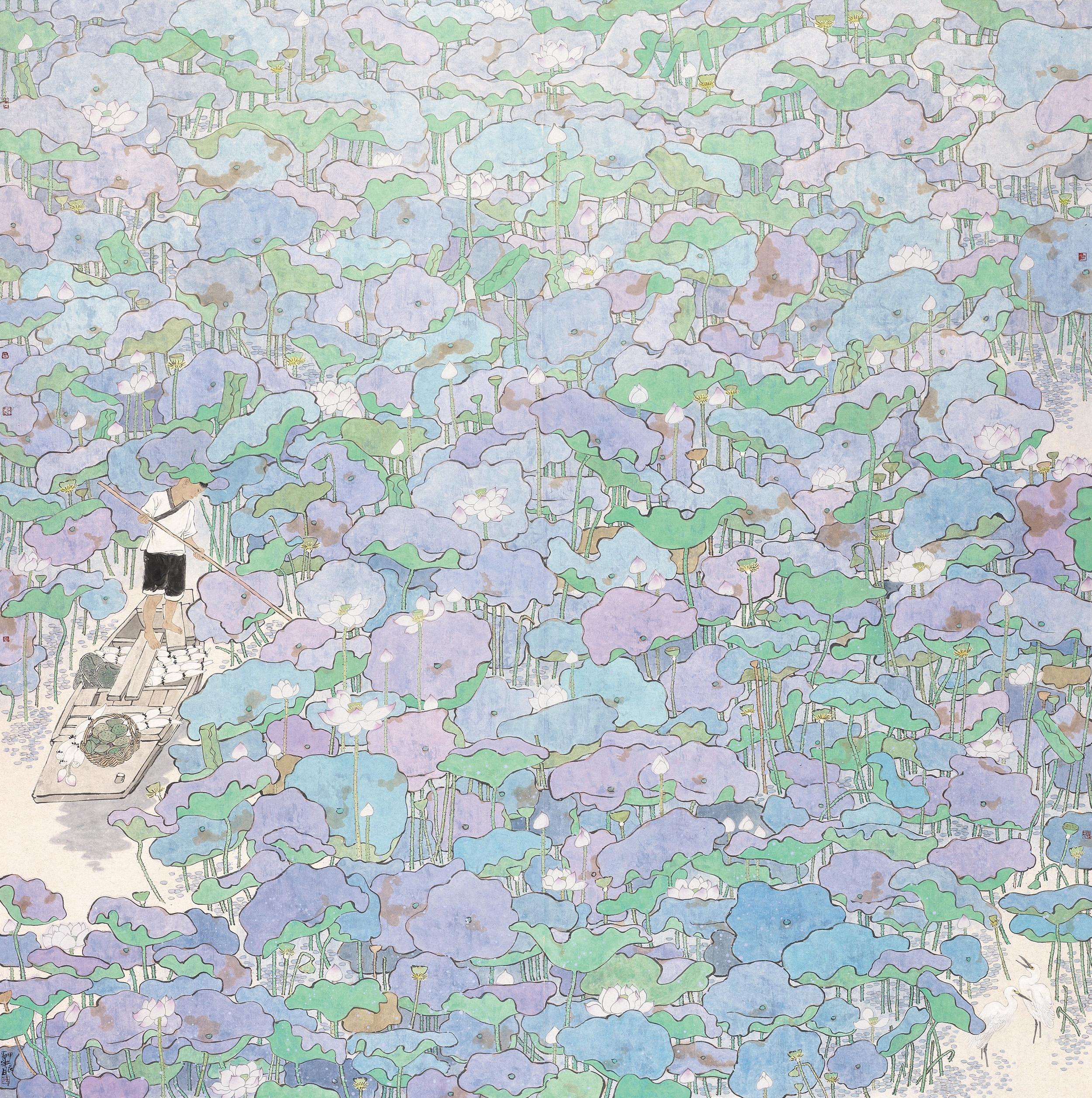 10、张迎春 叠翠 200cm×200cm 2024年(1).jpg