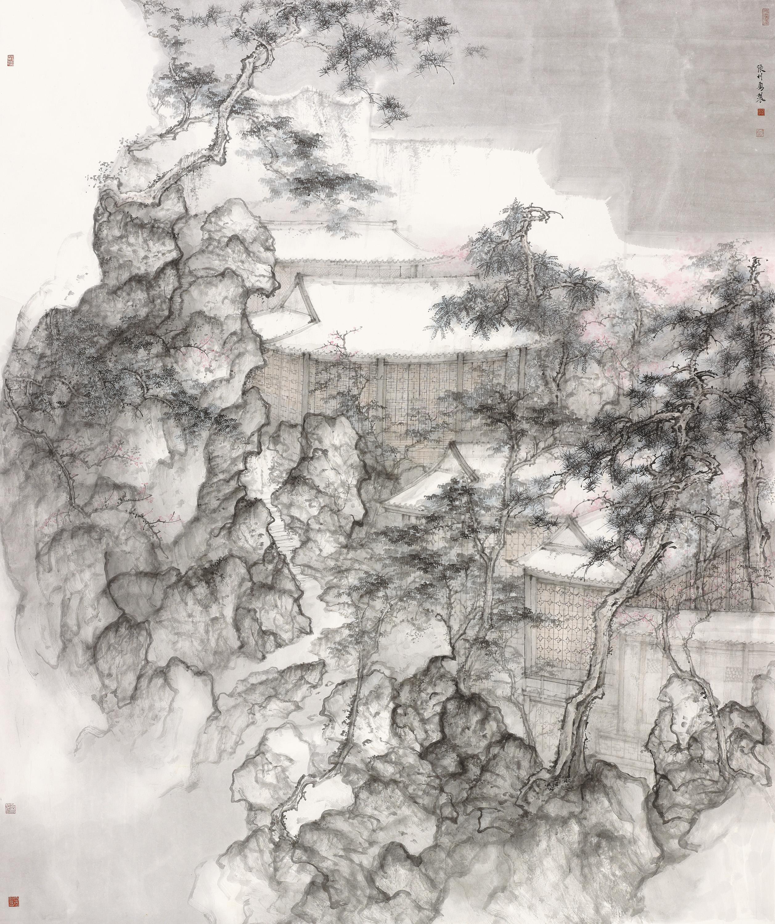 22、张利勇 春雪 225cm×185cm 2024年.jpg