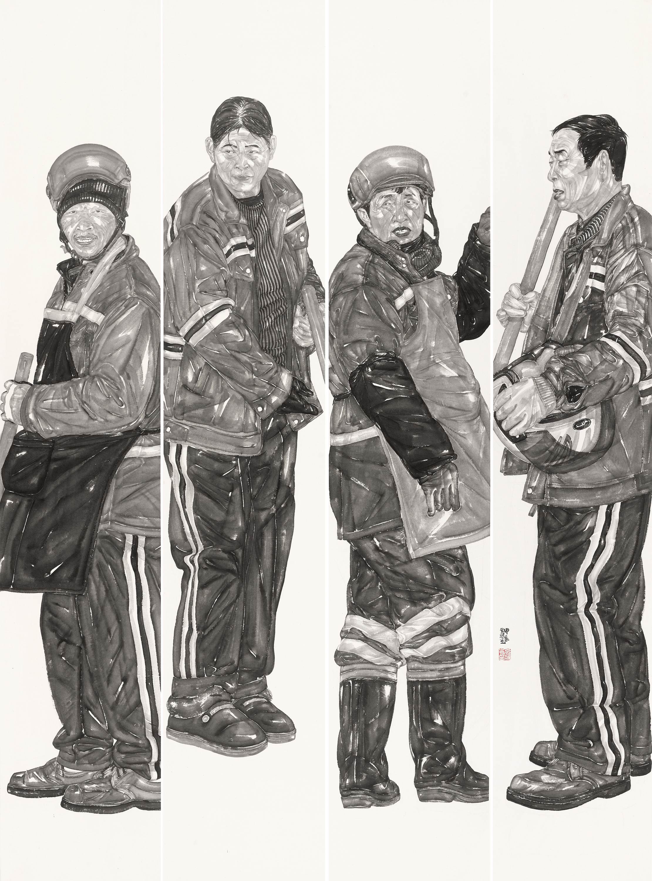 28、张腾 环卫之家 224cm×165cm 2024年.jpg