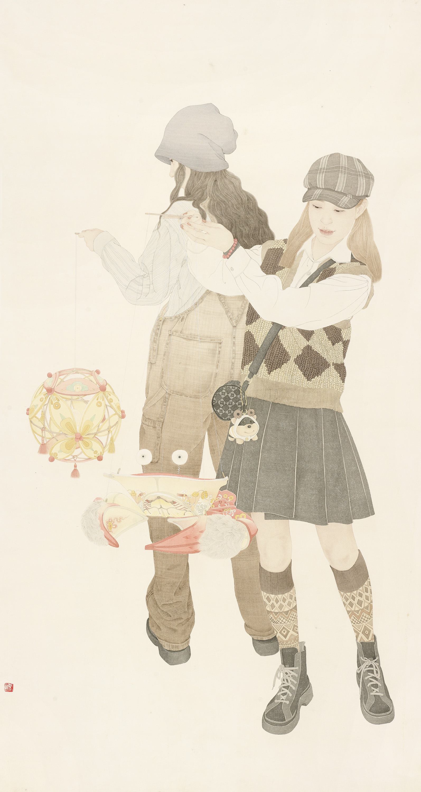 32、张页 嬉 170cm×90cm 2024年.jpg