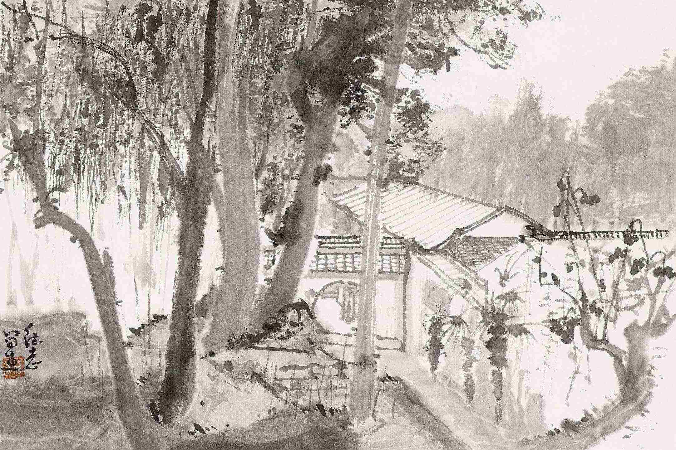 16《天池山写生》34x45cm(1).jpg