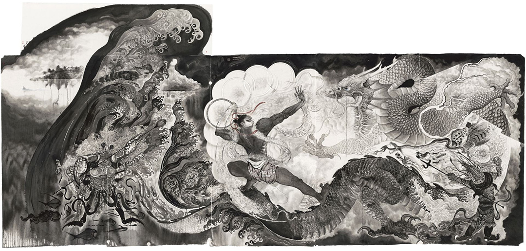 1759113932321.jpg 11、秦寿平 神话之闹海 245cm×524cm2024年.JPG.jpg