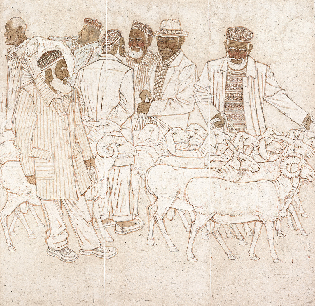 1759114027237.jpg 16、谭逸 丝路新语 200cm×206cm 2024年.jpg