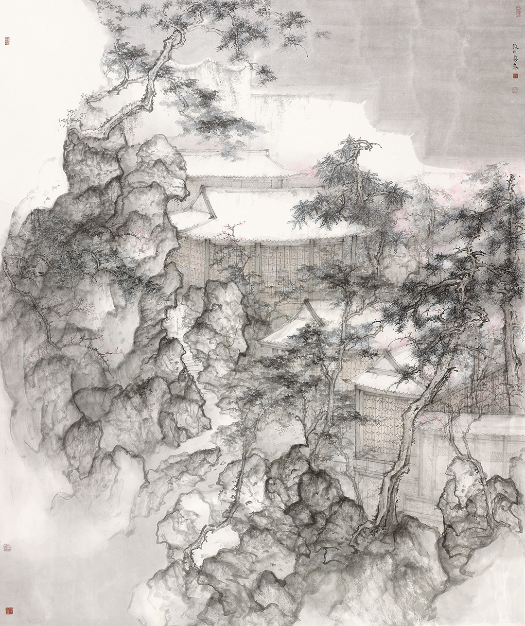 1759114141485.jpg 21、张利勇 春雪 225cm×185cm 2024年.jpg