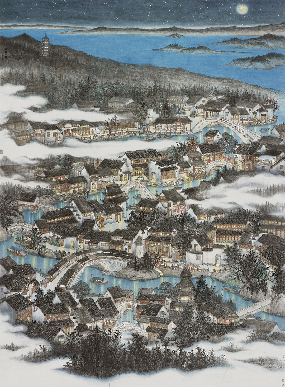 18，姑苏夜韵 242cm×178cm 2025年.jpg