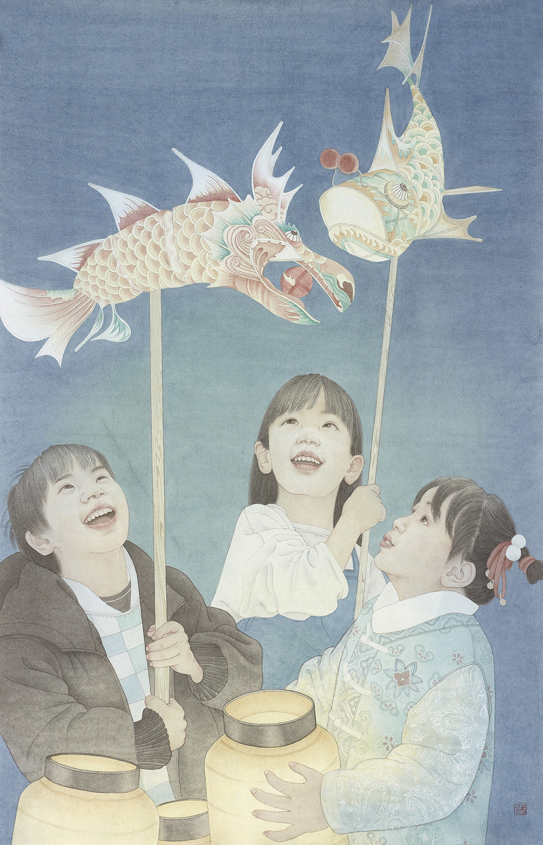 1768186588646.jpg 19《灯影焕彩》水韵江苏系列66x44cm.jpg