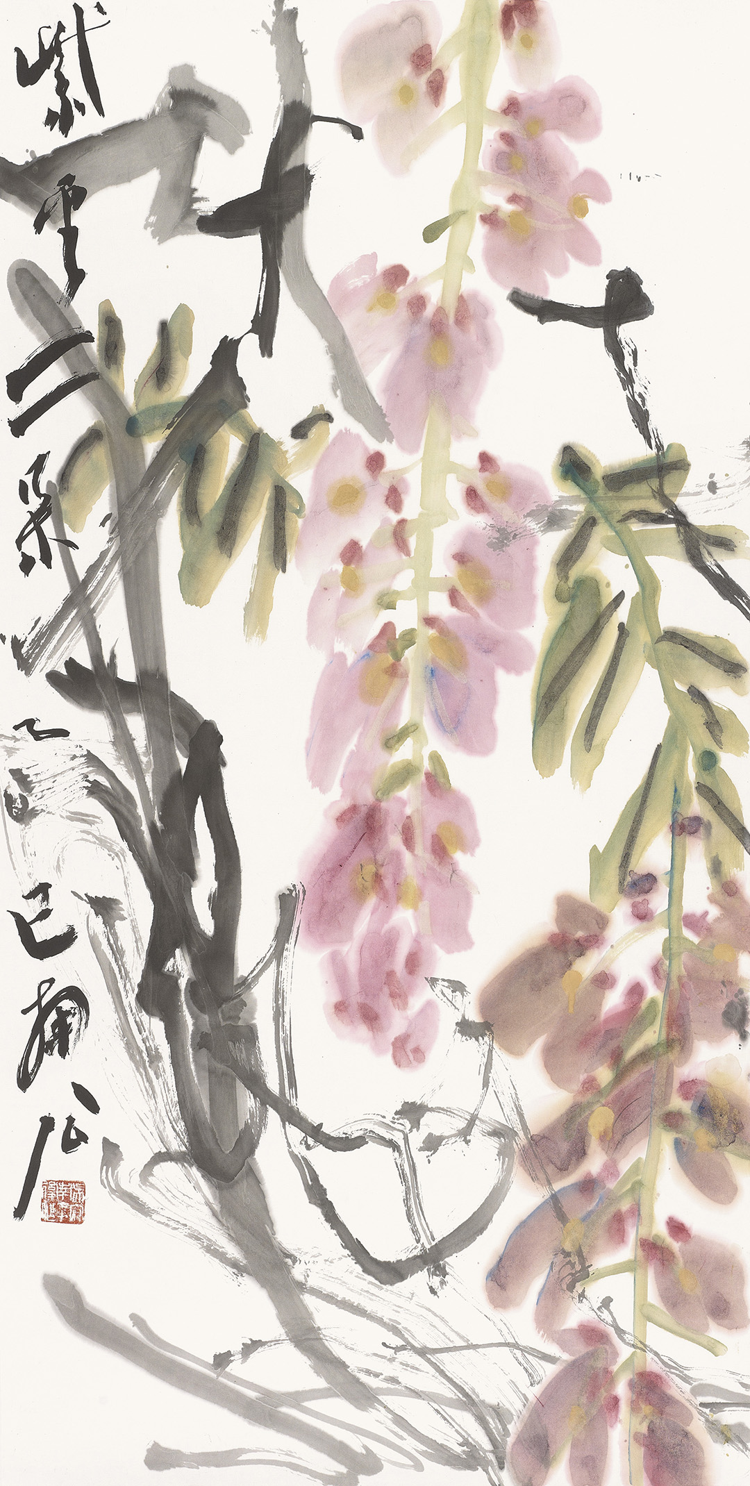 18吴冠南 紫云二朵 100cm×50cm 2025年 拷贝.jpg