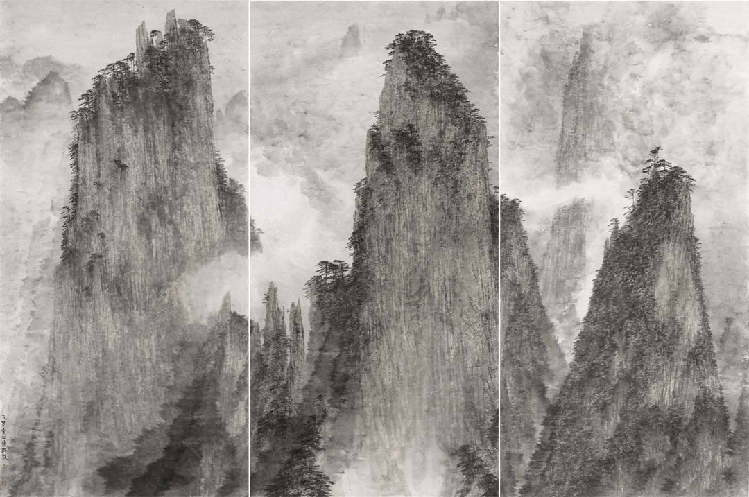 4徐钢 泼湿黄山几段云 243cm×121cm×3 2025年 拷贝.jpg