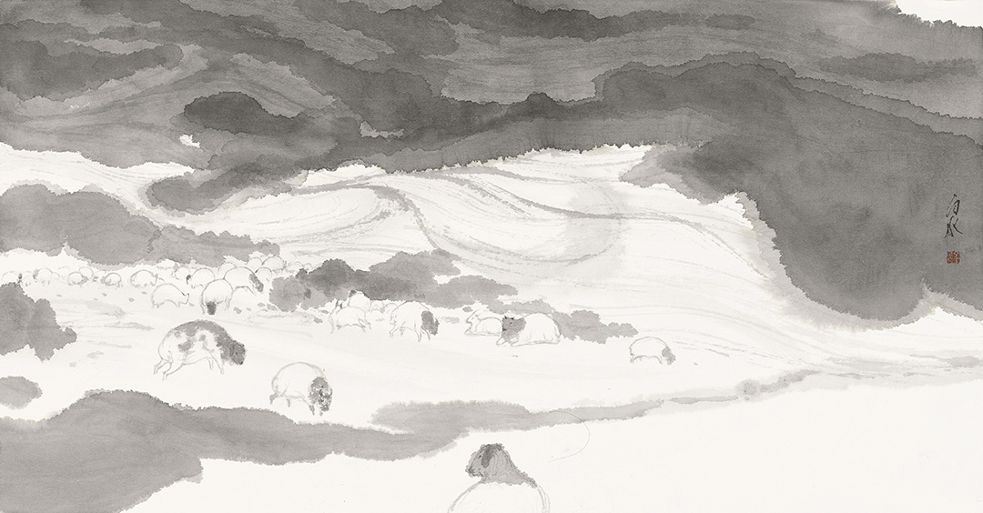 9李金国 《新疆音律》系列之二 24cm×46cm 2025年 拷贝.jpg