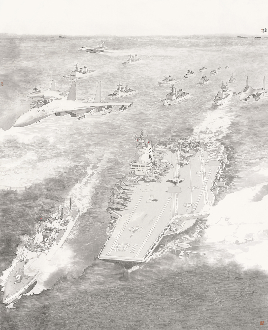 31宋德志 智胜未来·福建舰 230cm×200cm 2025年 拷贝.jpg