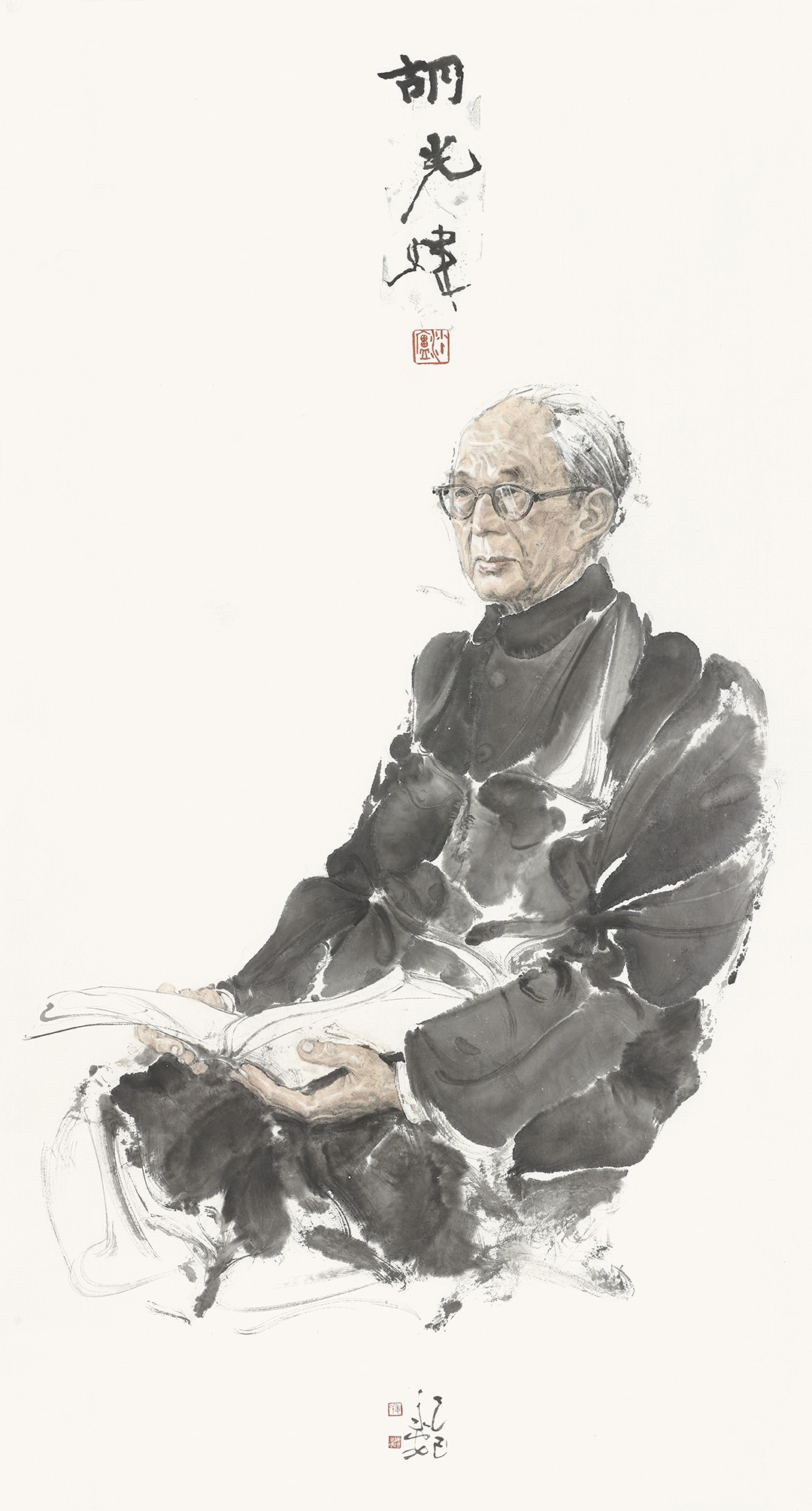 6姜永安 金陵书坛四家 185cm×95cm×4 2025年.jpg