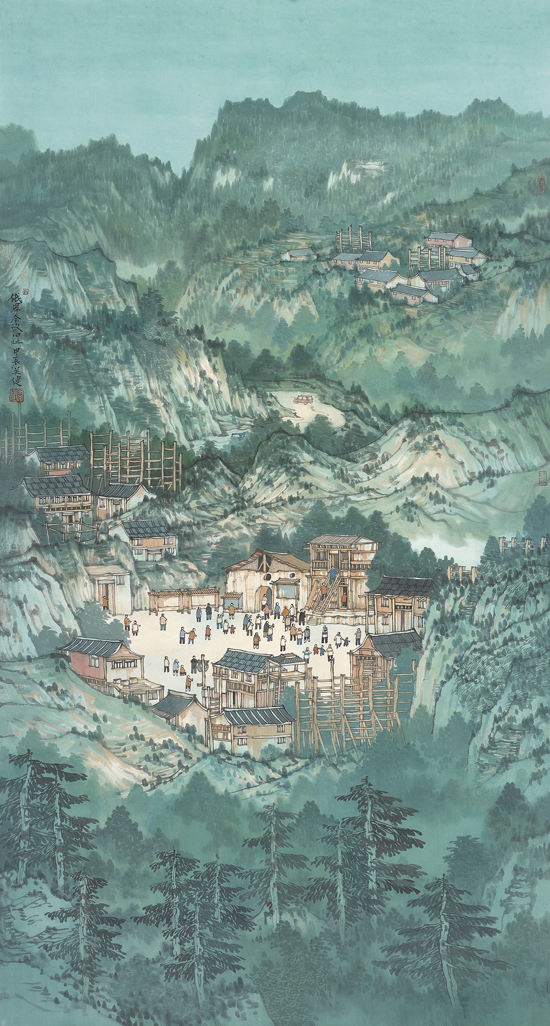 22关健 俄界会议旧址 180cm×97cm 2024年 .jpg