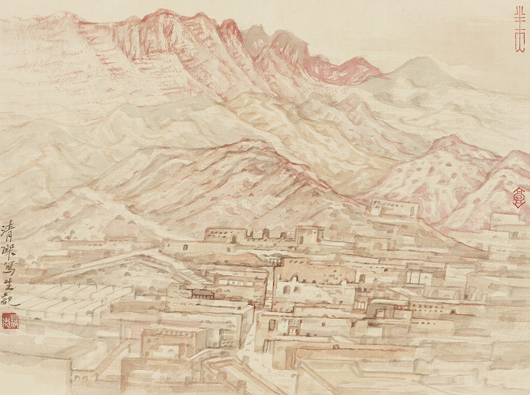 1793065002009.jpg 18.郭青杰 吐鲁番写生 34cm x 46cm.jpg